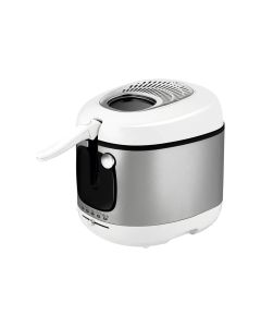 Moulinex Deep Fryer Mega XXL 3.3L, Large 2Kg Food Capacity, Powerful 1960W Performance, Non-Stick Coated Bowl, Automatic Lid Opening - Silver/Gray - AM480027