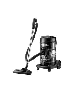 Toshiba Drum Type Vacuum Cleaner 2200W 22L, High Power Performance, Large Dust Capacity, Ergonomic And Adjustable Design - Black/Gray - VC-DR220ABF