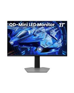 TCL QD Mini LED Monitor 27 Inch, 180Hz Refresh Rate, HDR 600nits, 97%DCI-P3 Ultra High Color Gamut - Black - 27G64