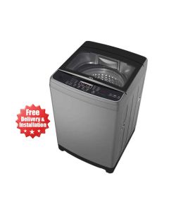 TCL Top Load Washer 18Kg, Direct Drive Inverter Motor, Auto-Balance System, Drum Clean Function - Gray - F318TLG