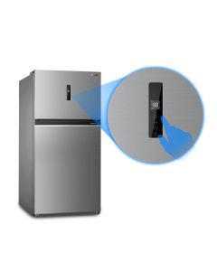 Toshiba Double Door Refrigerator 611L, Dual Frequency Compatibility, Origin Inverter Technology, Ultra Fresh Chiller Compartment - Gray - GR-RT835WE-PMF(49)