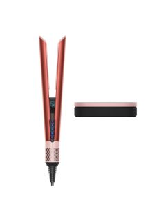 Dyson Airstrait Hair Straightener – Wet-to-Dry Styling, Airflow Straightening Technology, No Hot Plates Heat Damage Protection | Strawberry Bronze/Blush Pink - HT01