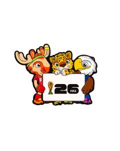 FIFA World Cup 2026 Official Licensed Product | FWC 2026 Mascot Magnet|F26-2117-001AS
