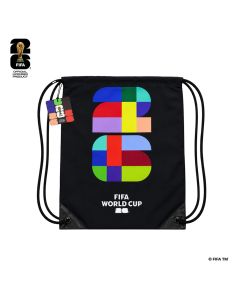 FIFA World Cup 2026 Official Licensed Product | Drawstring Bag - 01|F26-2509-001AS