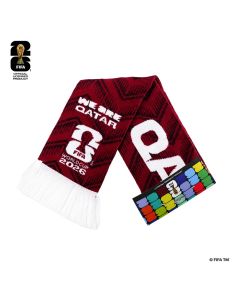 FIFA World Cup 2026 Official Licensed Product | National Scarfs|F26-2519-001QAR