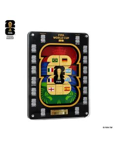 FIFA World Cup 2026 Official Licensed Product | World Champion Pin Collection Set (DIY Champion Flag)|F26-PKPN-0001