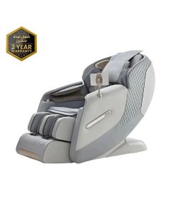 Rotai Royal Omega 4D Massage Chair, Full Body Shiatsu Massage, Zero Gravity SL Track Recliner, Airbag Compression, Percussion Massage & AI Voice Control | Grey - A50
