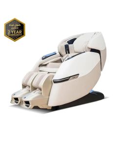 Rotai Advanced AI Robotic Massage Chair, 4D Dual-Core Full Body Massage, AI Health Scan, Zero Gravity Recline, Triple Foot Reflexology & 22 Auto Programs | Beige - RT8902CG