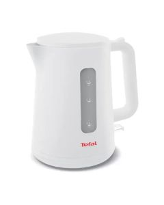 Tefal Element Electric Kettle, 1.7L Capacity, 2200W Fast Boil, Auto Shut-Off, Cordless Plastic Design - White - KO200127 