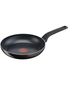 Tefal Easy Cook & Clean 20cm Frypan – Titanium Non-Stick Coating, Thermo-Signal Heat Indicator, Easy Clean, Even Heat Distribution | Black - B5540202