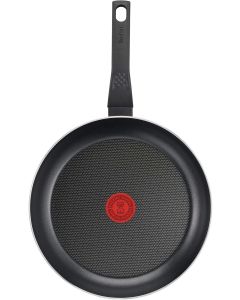 Tefal Easy Cook & Clean 26cm Frypan, Titanium Non-Stick Coating, Thermo-Signal Heat Indicator, Even Heat Distribution | Black - B5540502