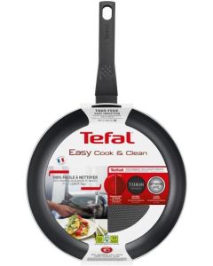 Tefal Easy Cook & Clean Frypan, 32cm Non-Stick Aluminium Cookware, Easy Clean Coating, Thermo-Signal Heat Indicator - B5540802