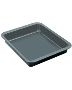 Tefal Easy Bake Oven Dish, 29 x 23cm Non-Stick Baking Dish, Durable Carbon Steel Bakeware, Even Heat Distribution, Black - J1744674