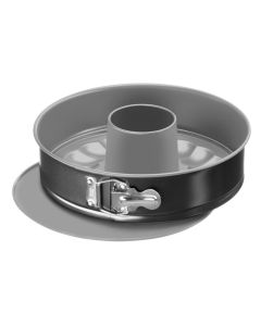 Tefal Easy Bake Savarin Springform Cake Mould, 26cm Non-Stick Baking Pan, Removable Base, Durable Carbon Steel Bakeware - J1742874