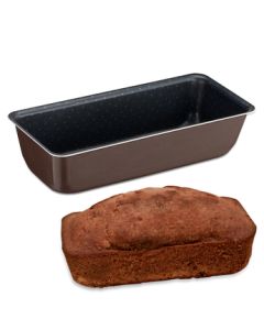 Tefal Perfect Bake Rectangular Cake Mould, 28cm Non-Stick Baking Pan, Durable Carbon Steel Bakeware - J5547302