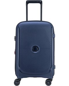 Delsey Belmont Plus Slim Carry-On Trolley Case, 55cm, Shock-Resistant Polypropylene, TSA, 100% Polypropylene