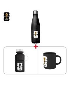 Premium Match-Day Hydration Bundle FIFA Stainless Steel Thermal Bottle + Water Bottle + Premium Ceramic Mug (603001000013835,603001000013787,603001000013786)