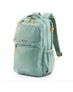American Tourister Brett 15.6-inch Laptop Backpack, 31L Capacity, Hedge Green, Air Groove Plus Polyester