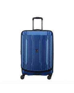 Delsey Cruise 2.0 70cm Hardside Check-In Luggage 4 Double Wheel Spinner Suitcase, TSA Combination Lock, Expandable | Blue
