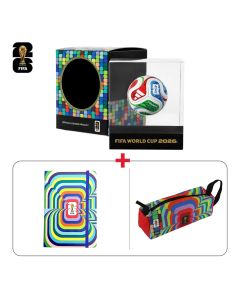 Generic FIFA Gift Bundle FIFA Matchball + Notebook Diary + Pencil Case (603001000013810,603001000013799,603001000013800)