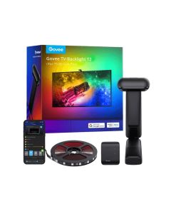 Govee Envisual TV Backlight T2 Smart LED Kit – Dual Cameras Color Sync, Immersive TV Lighting for 75-85 Inch TVs | Black – H605C