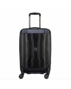 Delsey Cruise 2.0 58cm Hardcase Cabin Luggage, Expandable 4-Wheel, High-Quality Hard Plastic, Integrated TSA Combination Lock | Black