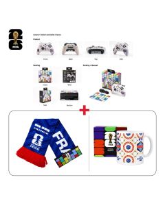 France Fan Tech Gift Bundle FIFA Gaming Controller + National Scarfs + Ceramic Mugs (603001000013832,603001000013859,603001000013870)