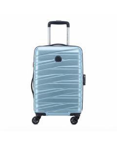 Delsey TIPHANIE 55cm Expandable Cabin Trolley Case, 4 Double Wheels, TSA Lock, Lightweight | Aqua
