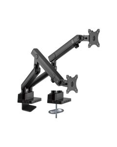 Epic Gamers Stealth Dual Monitor Arm – Monitor Mount with Docking Station | Black – EG-SDMA-B