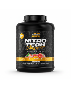 MuscleTech Nitro-Tech Whey Gold - Premium Protein Powder for Lean Muscle Recovery