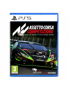 Assetto Corsa Competizione Sony for PlayStation 5 (PS5) GT Racing Simulation Game, Single & Multiplayer, Standard Edition (8023171)