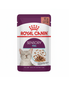Royal Canin Sensory Feel Gravy Wet Cat Food Pouches - 12x85G