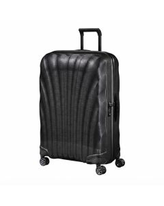 Samsonite C-Lite Lightweight Spinner Suitcase with Curv Technology, TSA Lock, Dual Tube Pull | Black
