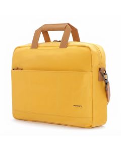 Mokobara Vegan Leather Laptop Briefcase - Water Resistant Business Bag for 15.6-inch Laptops 