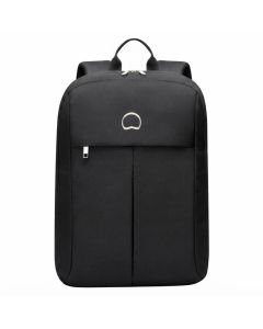 Delsey Agreable 1-Compartment Laptop Backpack, 14-Inch PC Protection, Sleek Travel | Black