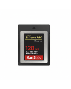 SanDisk Extreme Pro CFexpress Card Type B 128GB 1700MB/s Read SDCFE-128G-GN4NN - Black 