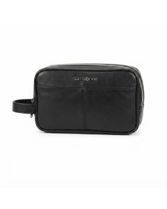 Samsonite Classic Leather Clutch Bag for Women - Elegant Design, Carry Phone & Essentials, Top-Grain Leather | Black