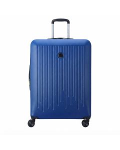 Delsey Christine 4 Double Wheel Expandable Trolley, 70 cm Check-in Luggage, Durable, ABS / Polycarbonate | Klein Blue