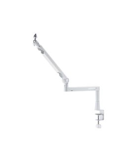 Thronmax Twist Boom Microphone Arm – Adjustable Desk Mount Boom Arm for Studio & Streaming Setup | White – S6