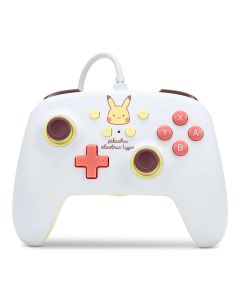 PowerA Enhanced Wired Controller for Nintendo Switch – Pikachu Electric Type, Matte Anti-Glare Finish, Officially Licensed