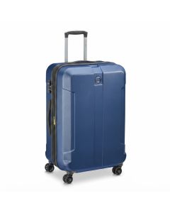 Delsey Depart 81cm Expandable Hardside Luggage, Check-In Spinner Suitcase with Patented, Rigid Hardside | Navy Blue