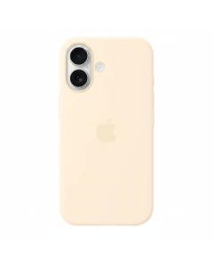 Apple iPhone 17 Silicone Case with MagSafe, Built-In Magnets for Fast Wireless Charging, Soft-Touch Silicone Finish & Precision Fit Protection | Vanilla