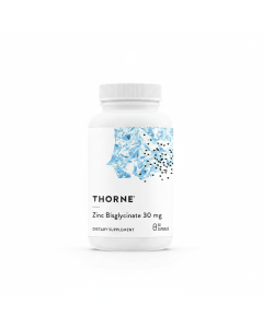 Thorne Zinc Bisglycinate 30mg    Premium Zinc Supplement for Immune, Skin & Reproductive Health