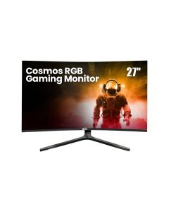 Epic Gamers 27" Cosmos Curved RGB Gaming Monitor – VA Panel, QHD Resolution, 180Hz Refresh Rate | Black – EG-27CGM