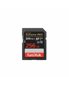 SanDisk Extreme Pro SD Card 256GB for 4K Video, UHS-I, Class 10, U3, V30, SDSDXXD-256G-GN4IN - Black