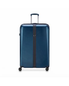 Delsey PROMENADE HARD 2.0 82cm Large Checked Spinner Luggage - Durable Polycarbonate 4-Wheel | Blue