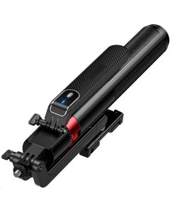 HOCO DYY04 Star Smart Face Tracking Gimbal Selfie Stick, 1.8m Extendable, AI Auto Tracking, Bluetooth Remote, Tripod - Black