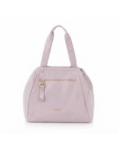 American Tourister Alizee Day Small Tote Bag, 18L Polyester Carry-All in Lilac Chalk, Featuring