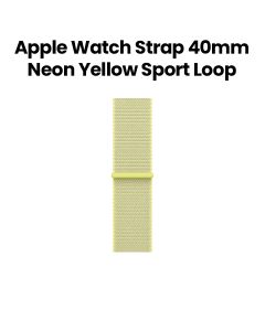 Apple Sport Loop 40mm, Lightweight And Breathable Design, Secure Fit Mechanism, Sustainable Materials - Yellow - MFF94ZM/A
