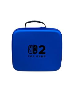 Nintendo Game Traveler Deluxe System Case for Switch 2, Hard Shell Protective Travel Case, Console & Accessory Storage | Blue HL-009